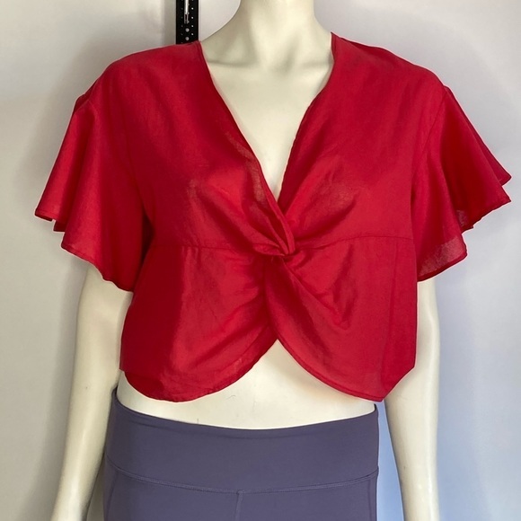 NWT Nasty Gal Get it twisted crop top Sz 6 - Picture 2 of 5